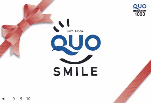 クオカード(QUOカード)(1000円)(SMILE)(10枚)
