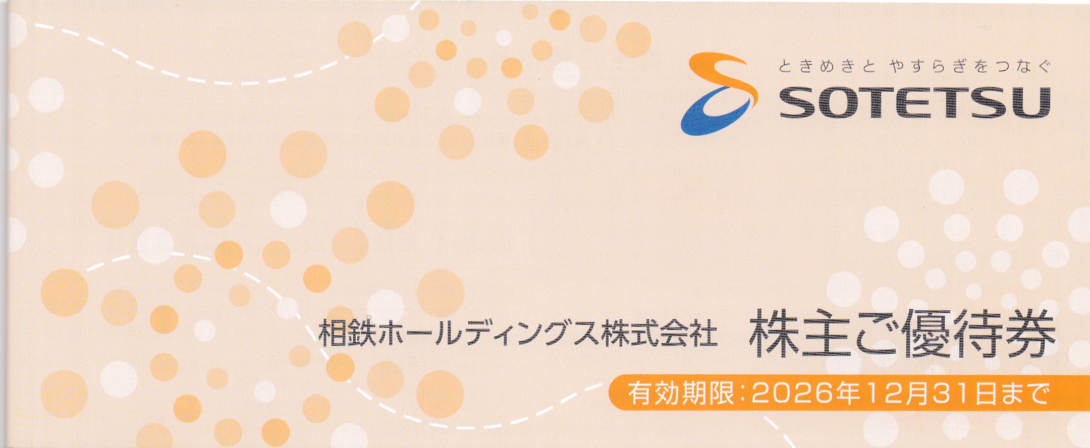 相鉄HD株主優待券(冊子)(2026.12.31)