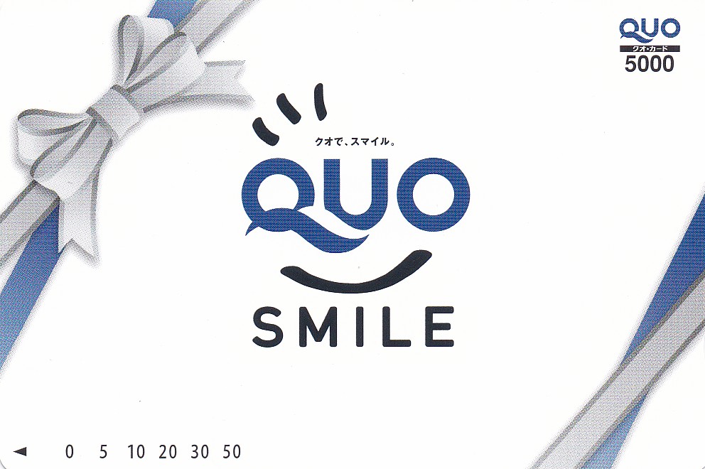 クオカード(QUOカード)(5000円)(SMILE)(10枚)